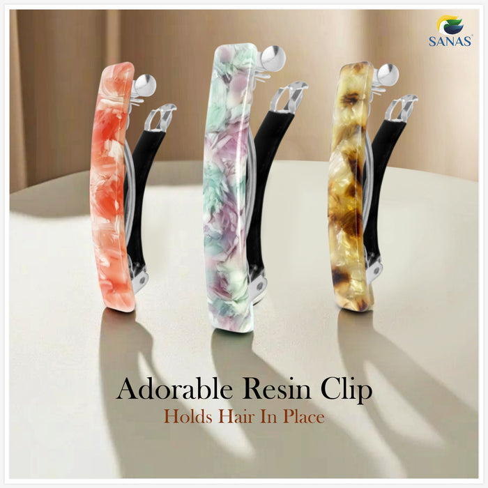 Korean Style Rectangle Hair Clips for Everyday Wear