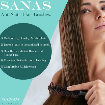 Premium Hair Accessories For Women Round Hair Brush
