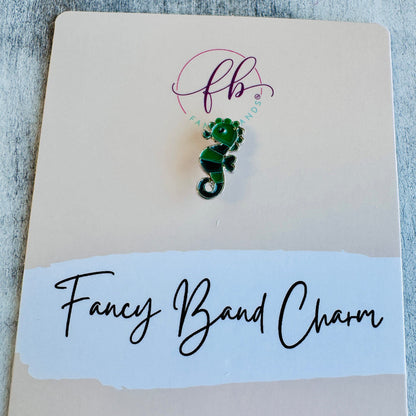 Sassy Seahorse Band Charm 1pc.