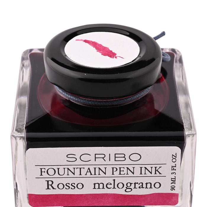 Scribo Rosso Melograno Ink Bottle, Red - 90ml