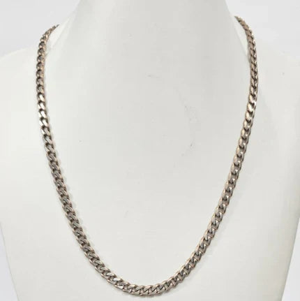 Serah Silver & Rose Gold-Plated Cross Necklace with Pink Austrian Crystals