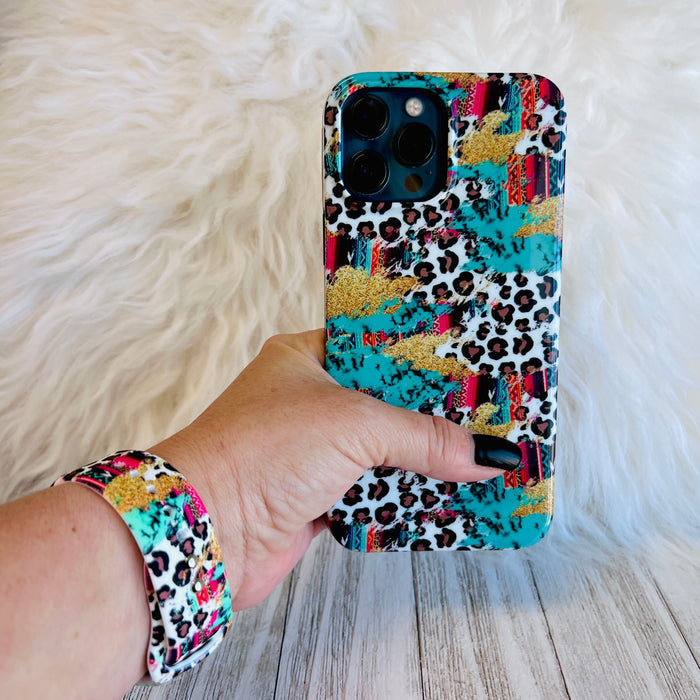 Serape Leopard Case For iPhone