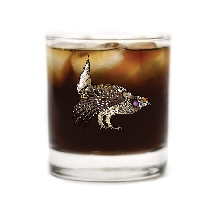 Sharpie Dance Whiskey Glass