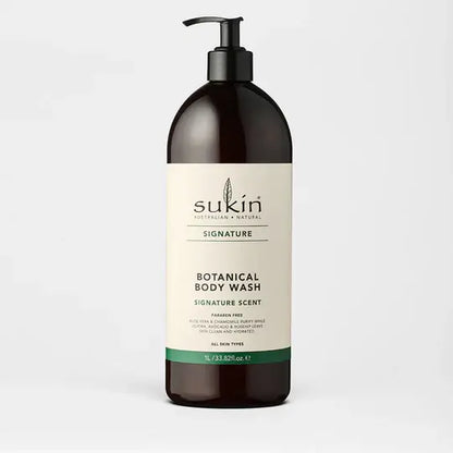 1litre sukin Signature Botanical Body Wash Signature Scent