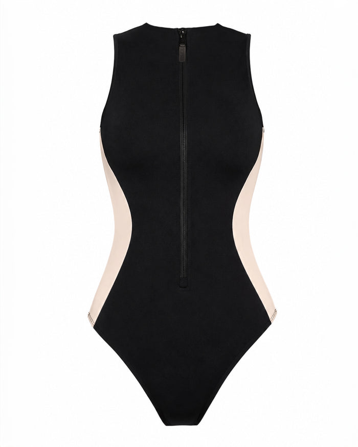Outline image of Sleeveless Surfy - Contour Black/Oat