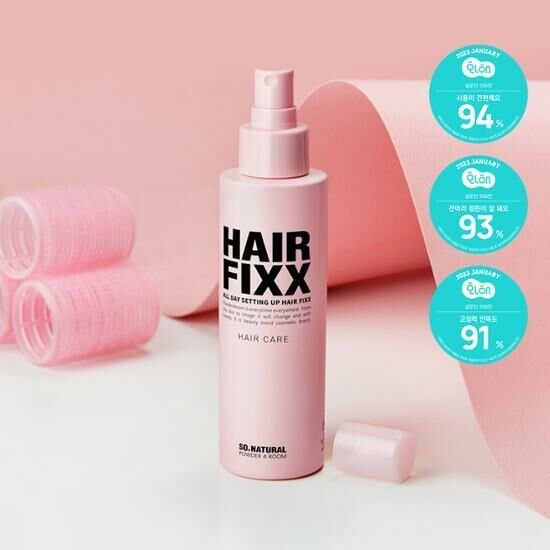 so natural All Day Setting Up Hair Fixx 155ml تركيب الشعر الطبيعي طوال اليوم - Princess Cosmetics Qatar