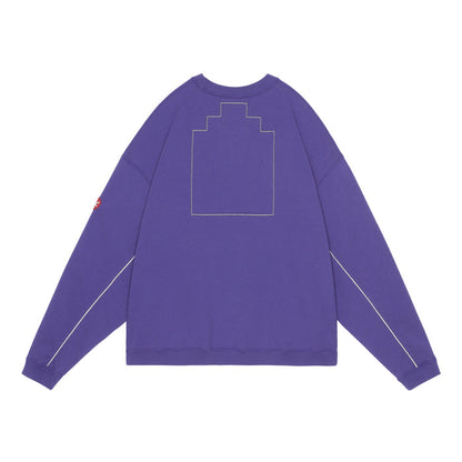 Solid Loose Crew Neck