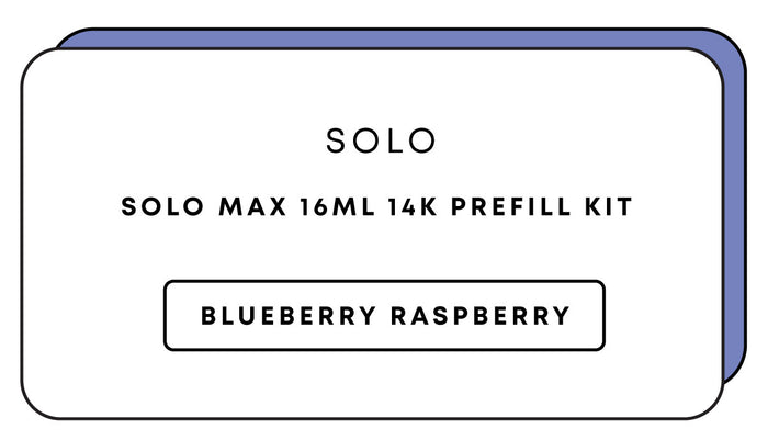 Solo Max 16mL 14k Prefill Kit | Blueberry Raspberry-Image 1