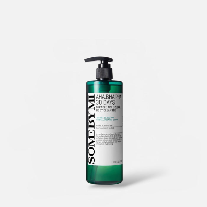 Somebymi AHA.BHA.PHA 30 Days Miracle Acne Clear Body Cleanser 400g سوم باي مي منظف الجسم لعلاج حب الشباب بمعجزة 30 يومًا AHA.BHA.PHA - Princess Cosmetics Qatar