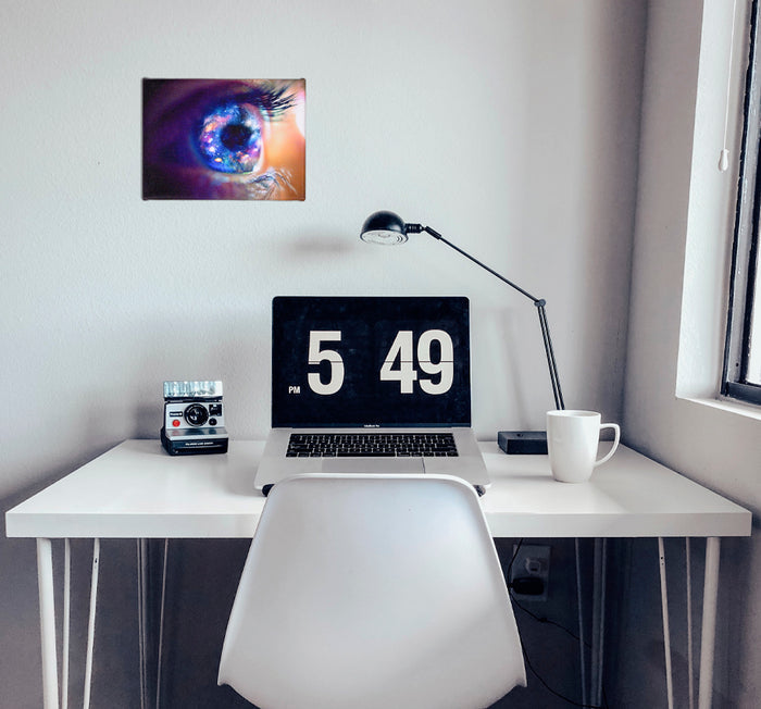 Stardust Small Canvas Print