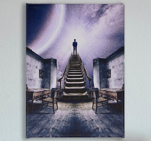 Stargazer Small Canvas Print