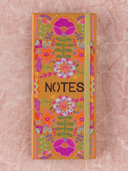 Sticky Note Book - Mustard Folk Flower-view 2