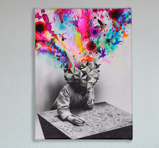 Study Small Canvas Print