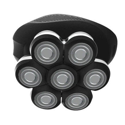 Stylecraft Ace 7 Head Shaver Set of electric shaver heads on a white background