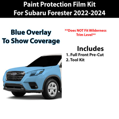 Fits Subaru Forester 2022 - 2024 Precut Premium Paint Protection Film Clear Bra PPF Decal Film Kit Cover - Bogar Tech Designs