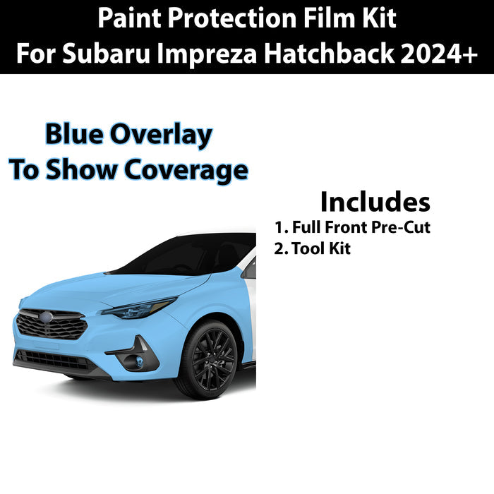 Precut Premium Paint Protection Film Clear Bra PPF Decal Film Kit Cover Fits Subaru Impreza 2024 - 2025 - Bogar Tech Designs