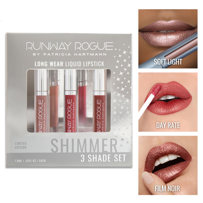 Sunset Set | Liquid Lipstick | Soft Light, Day Rate, Film Noir
