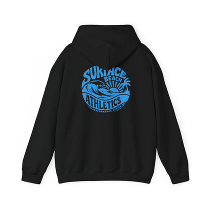 Surface Beach Athletics Hoodie — Coastal Wave Surf Club Sweatshirt