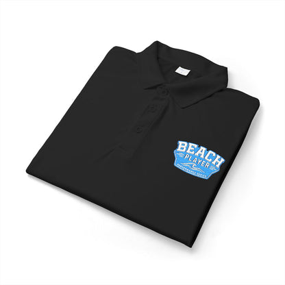 Surface Beach Vibes Polo Shirt — "Beach Week" Distressed Logo Performance Polo