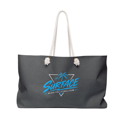 Surface Beach Volleyball Club Weekender Bag — Retro Neon Travel Tote