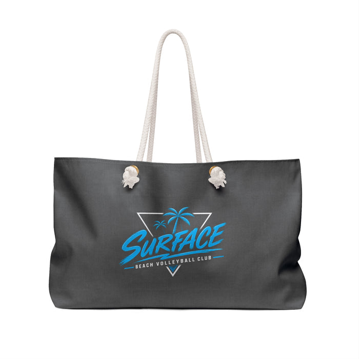 Surface Beach Volleyball Club Weekender Bag — Retro Neon Travel Tote