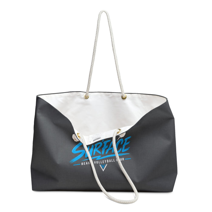 Surface Beach Volleyball Club Weekender Bag — Retro Neon Travel Tote
