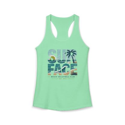 Surface Beach Volleyball Club Women's Racerback Tank - Beach Vibes