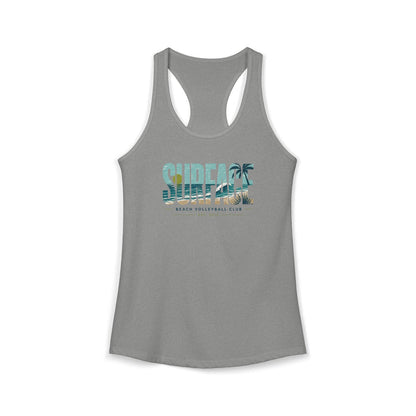 Surface Beach Volleyball Club Women's Racerback Tank - Beach Vibes