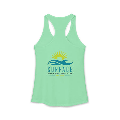 Surface Beach Volleyball Club Women's Racerback Tank - Beach Vibes