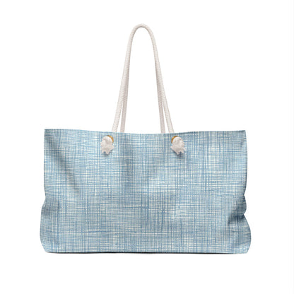 Surface Beach Weekender Bag – Large Nautical Travel Tote with Sun & Waves Design