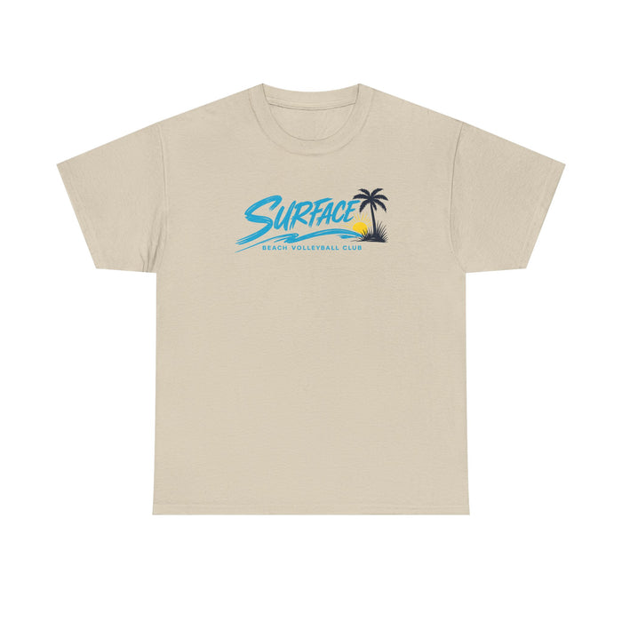 Surface Surf Club T-Shirt – Retro Palm Beach Sunset Tee