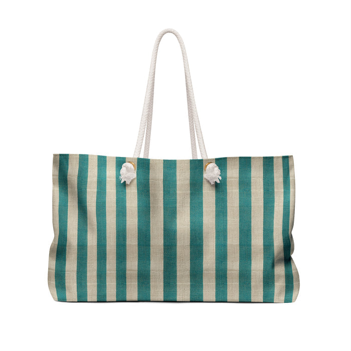 Surfache Adriatic Club Striped Weekender Bag — Surf & Sail Logo Tote