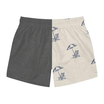 Surfache Beach Chillin Swim Trunks with Wave Patch