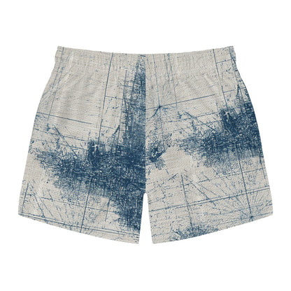 Surfache Charting Swim Trunks with Compass Patch