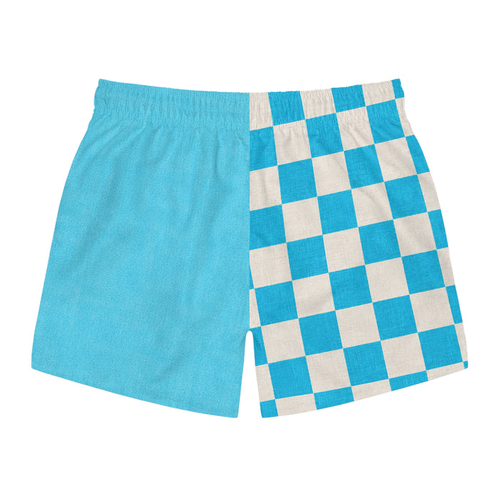 Surfache Checkerboard Swim Trunks –Beach Shorts