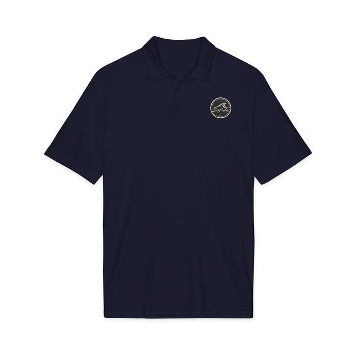 Surfache Embroidered Surf Wave Polo — Men's Performance Golf & Work Shirt