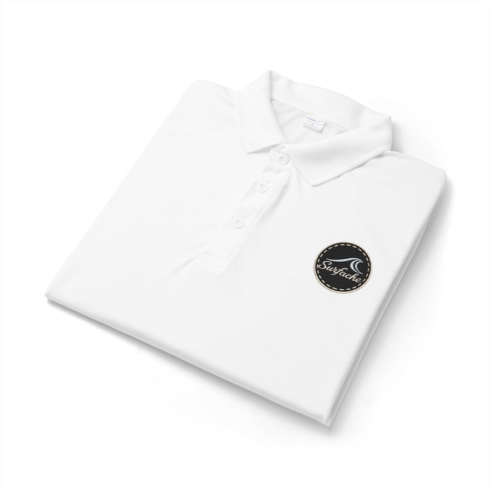 Surfache Embroidered Surf Wave Polo — Men's Performance Golf & Work Shirt