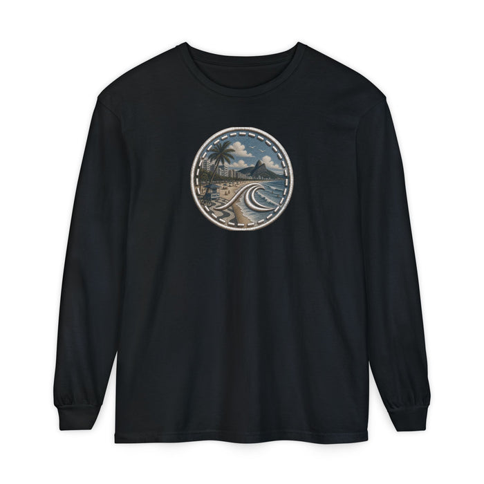 Surfache Ipanema Icon Long Sleeve Tee —Destination Graphic T-Shirt