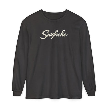 Surfache Long Sleeve T-Shirt — Coastal Wave Graphic Back