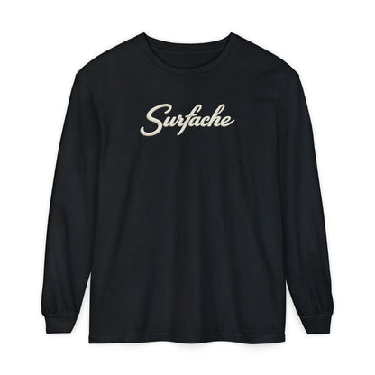 Surfache Long Sleeve T-Shirt — Coastal Wave Graphic Back