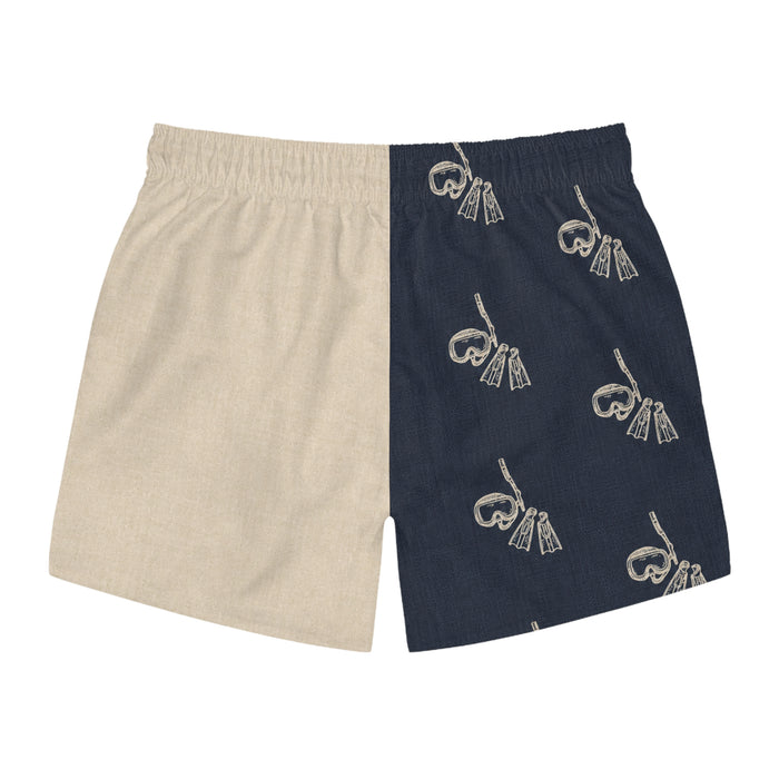 Surfache Snorkel Time Swim Trunks with Wave Patch