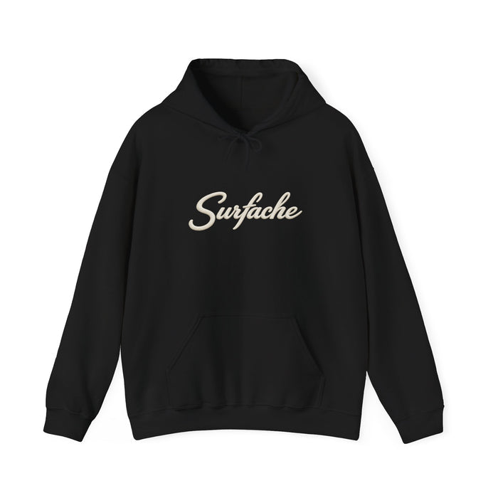 Surfache Wave Logo Hoodie — Coastal Surf-Inspired Pullover