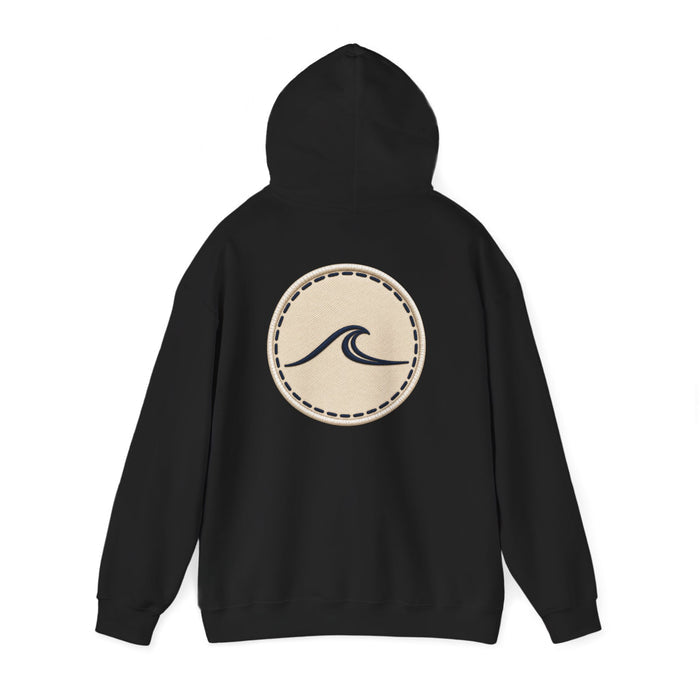 Surfache Wave Logo Hoodie — Coastal Surf-Inspired Pullover