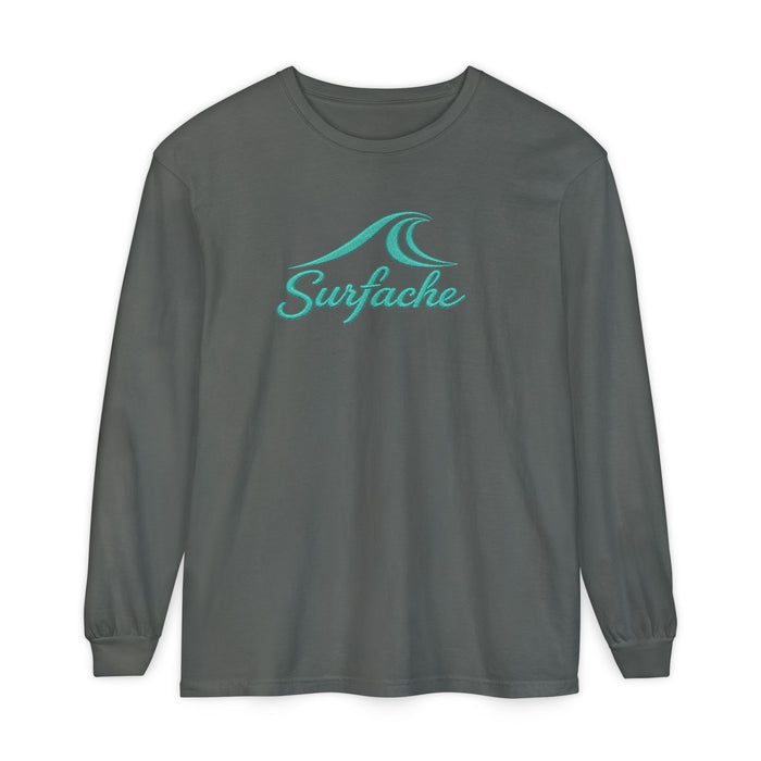 Surfache Wave Long Sleeve Tee — Beach Vibes Graphic T-Shirt
