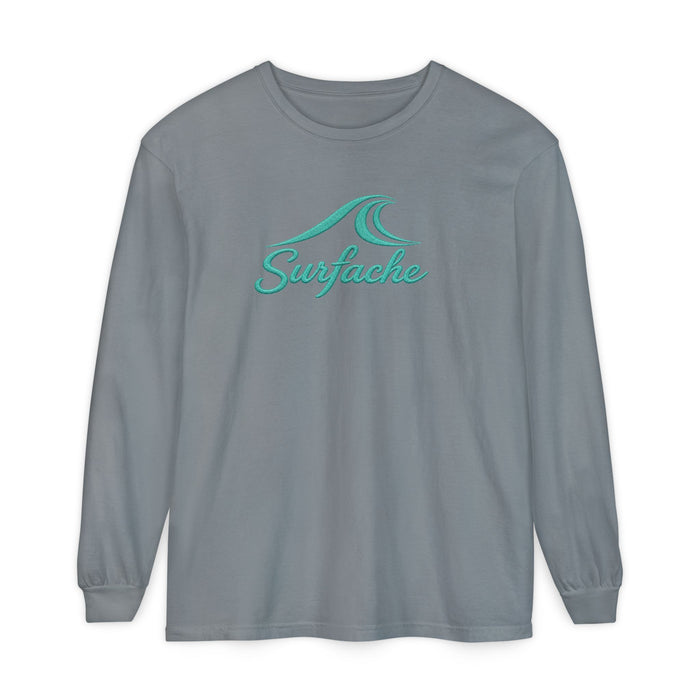 Surfache Wave Long Sleeve Tee — Beach Vibes Graphic T-Shirt