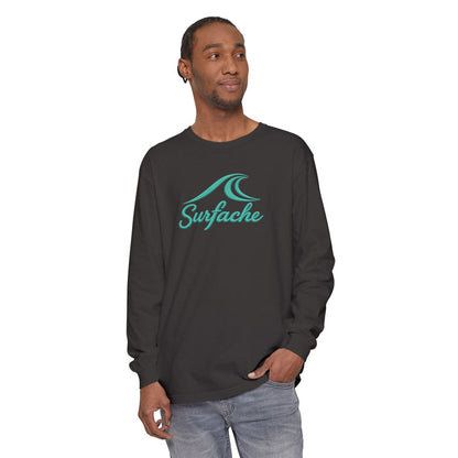 Surfache Wave Long Sleeve Tee — Beach Vibes Graphic T-Shirt