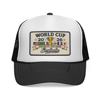Surfache World Cup 2026 Trucker Hat – United by the Game Soccer Patch Cap