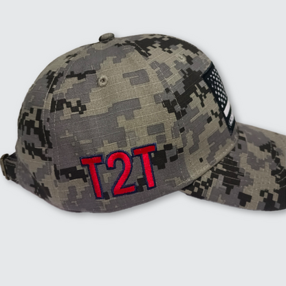 T2T Patch Hat (Patriot Flag Green Digi Camo)(L/XL) NEW!