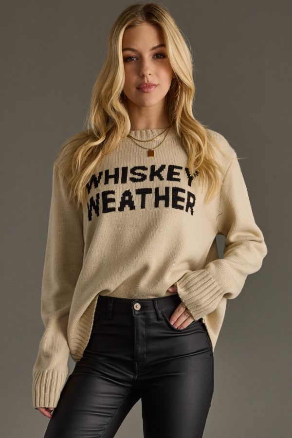 Tan Whiskey Weather Sweater