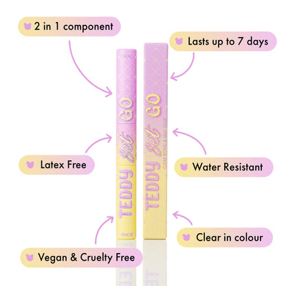 *New* Teddy Set Go Bond and Seal Clear - Unicorn Cosmetics